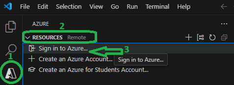 Sign in to Azure